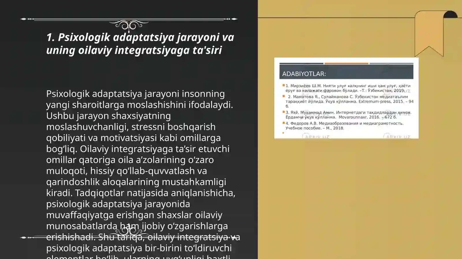 Psixologik adaptatsiya va oila integratsiya 3