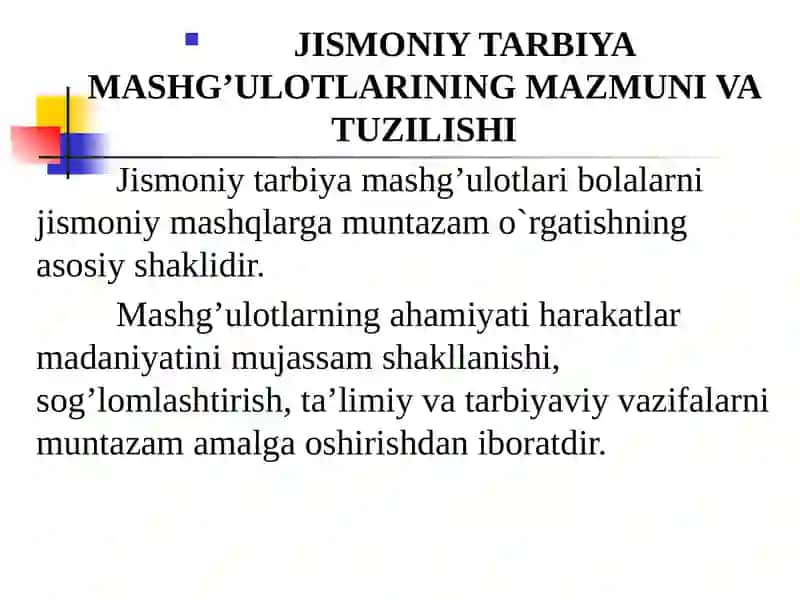 Jismoniy Tarbiya Mashqlari 3