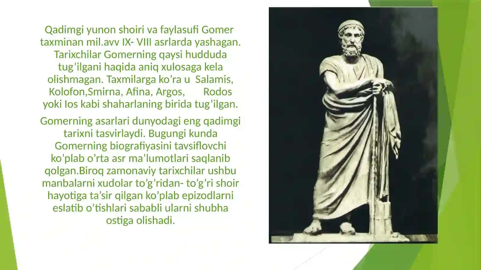 Gomer hayoti va faoliyati 3