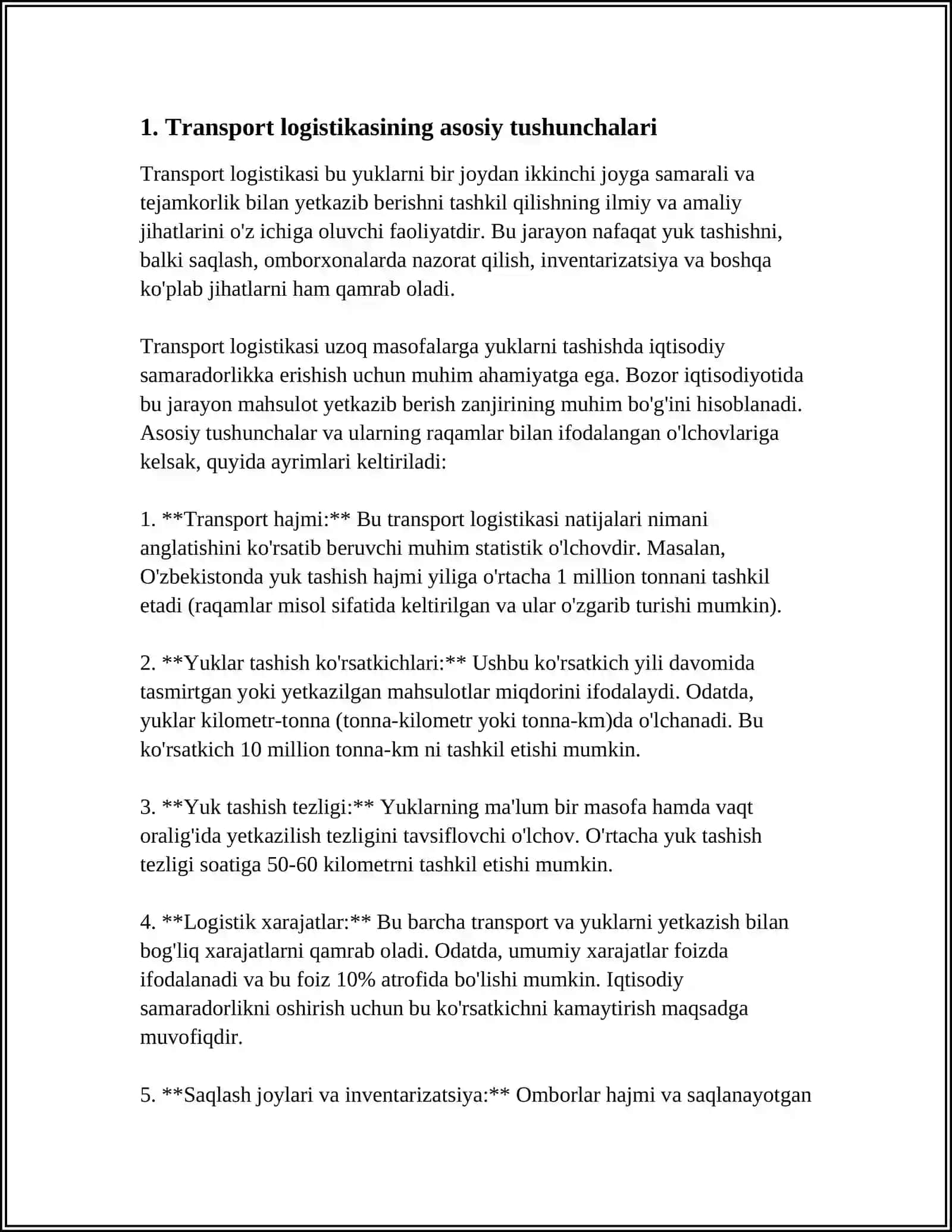 TURIZMDAGI TRANSPORT LOGISTIKASI 3