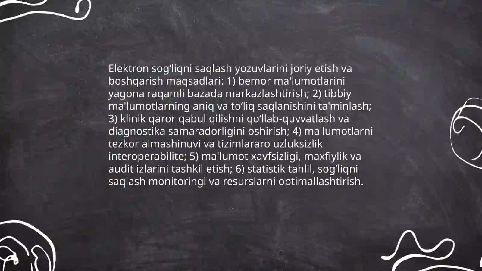Tibbiyotda axborot texnologiyalarining maqsad va vazifalari 3