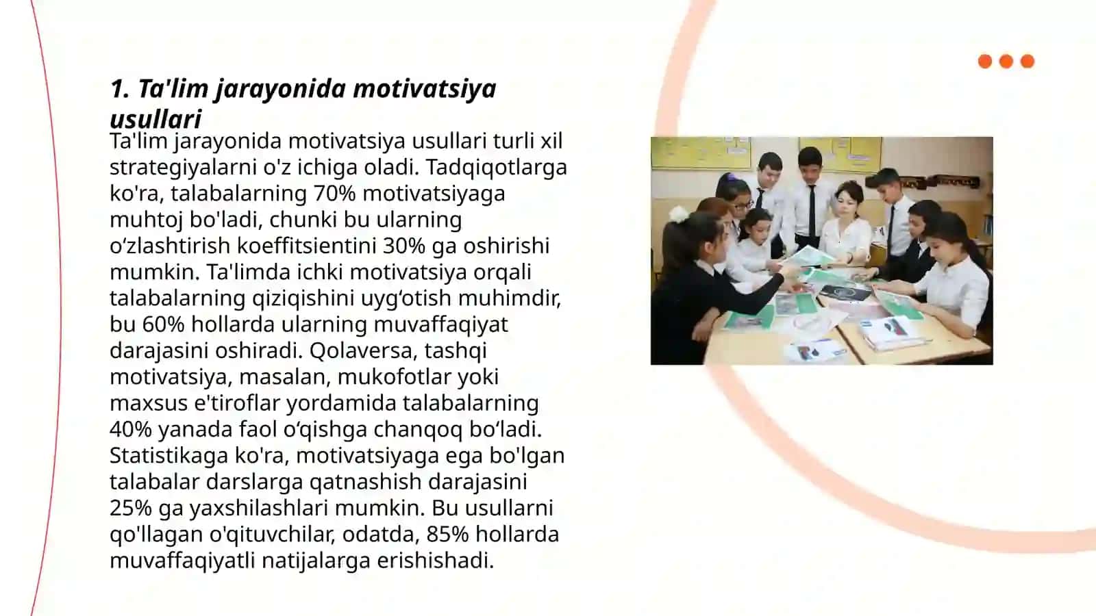Sinf rahbarining tarbiyaviy faoliyati samaradorligini oshirish usullari 3