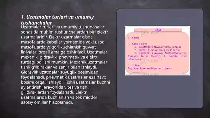 Uzatmalar.umumiy tushunchalar 3
