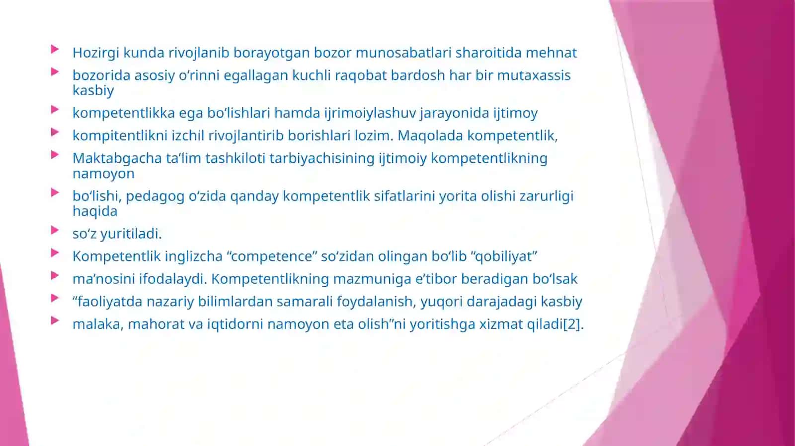 MAKTABGACHA TA'LIM 3-KURS 3