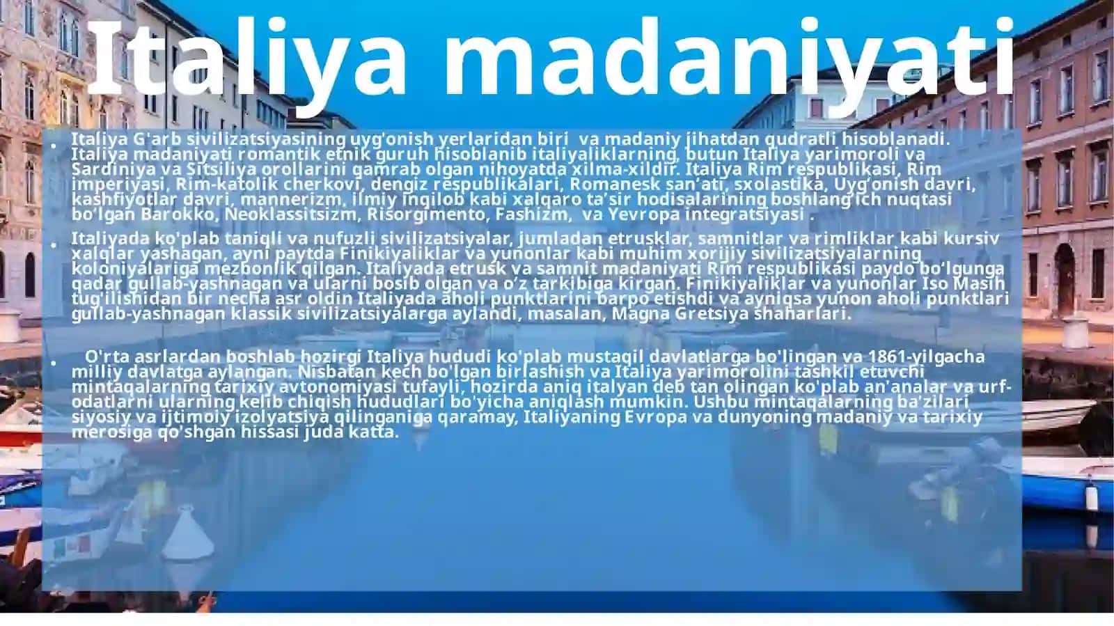 Italiya xalqlari etnologiyasi 3