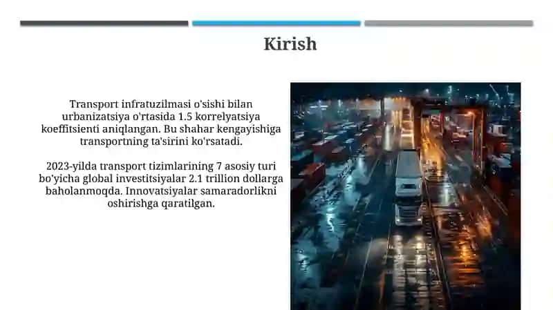 Transportogirlash 3