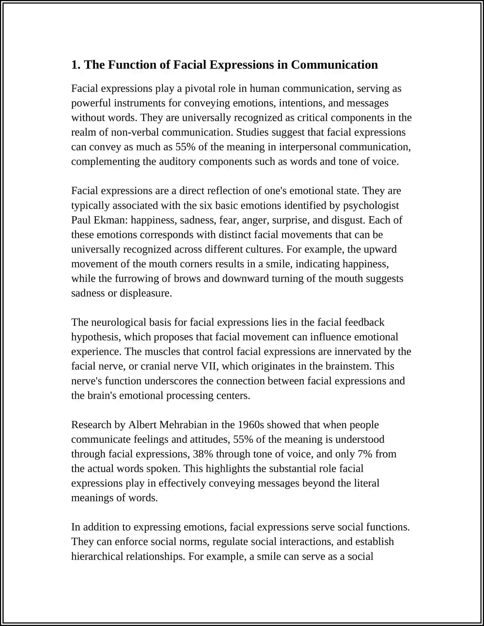 THE ROLE OF EXPRESSIONS IN LANGUAGE 3