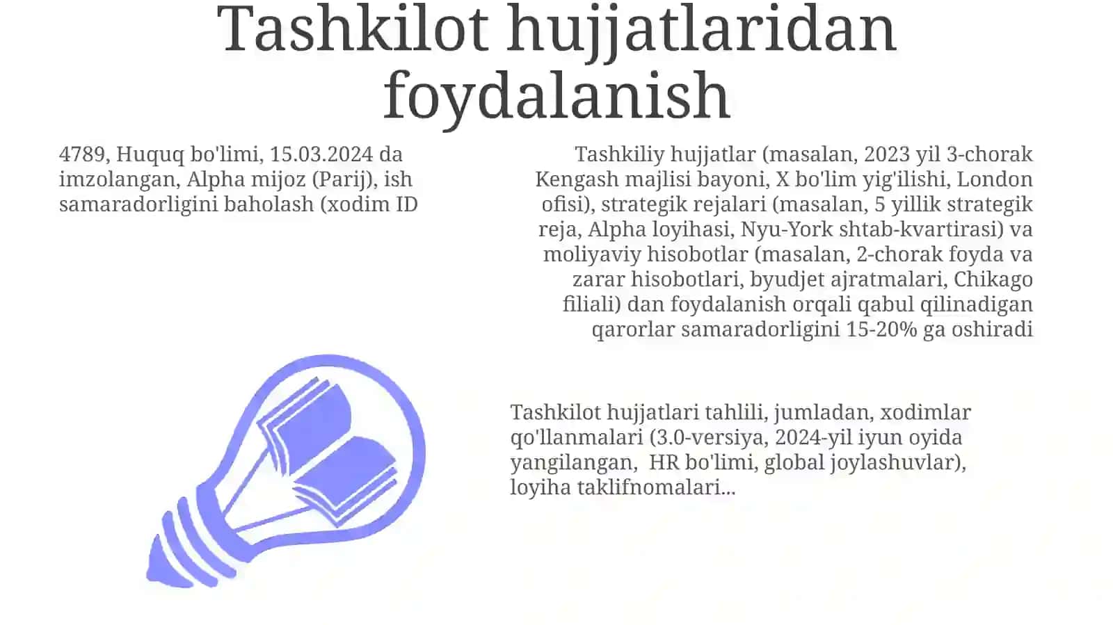 Tashkiliy hujjatlar 3