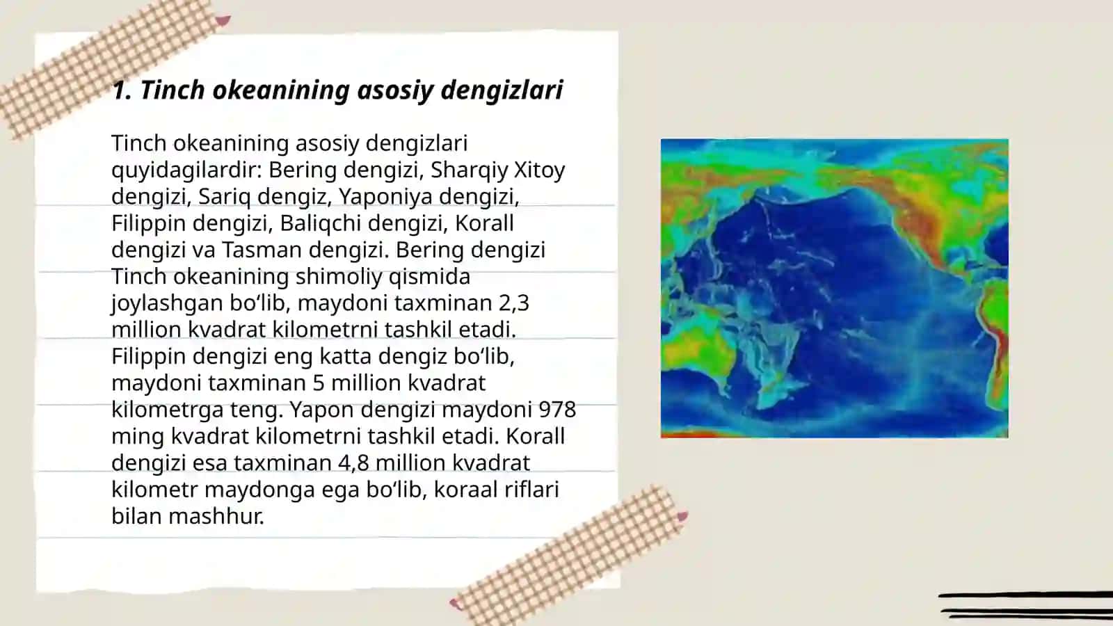 Tinch okeani tabiati xususiyatlari 3
