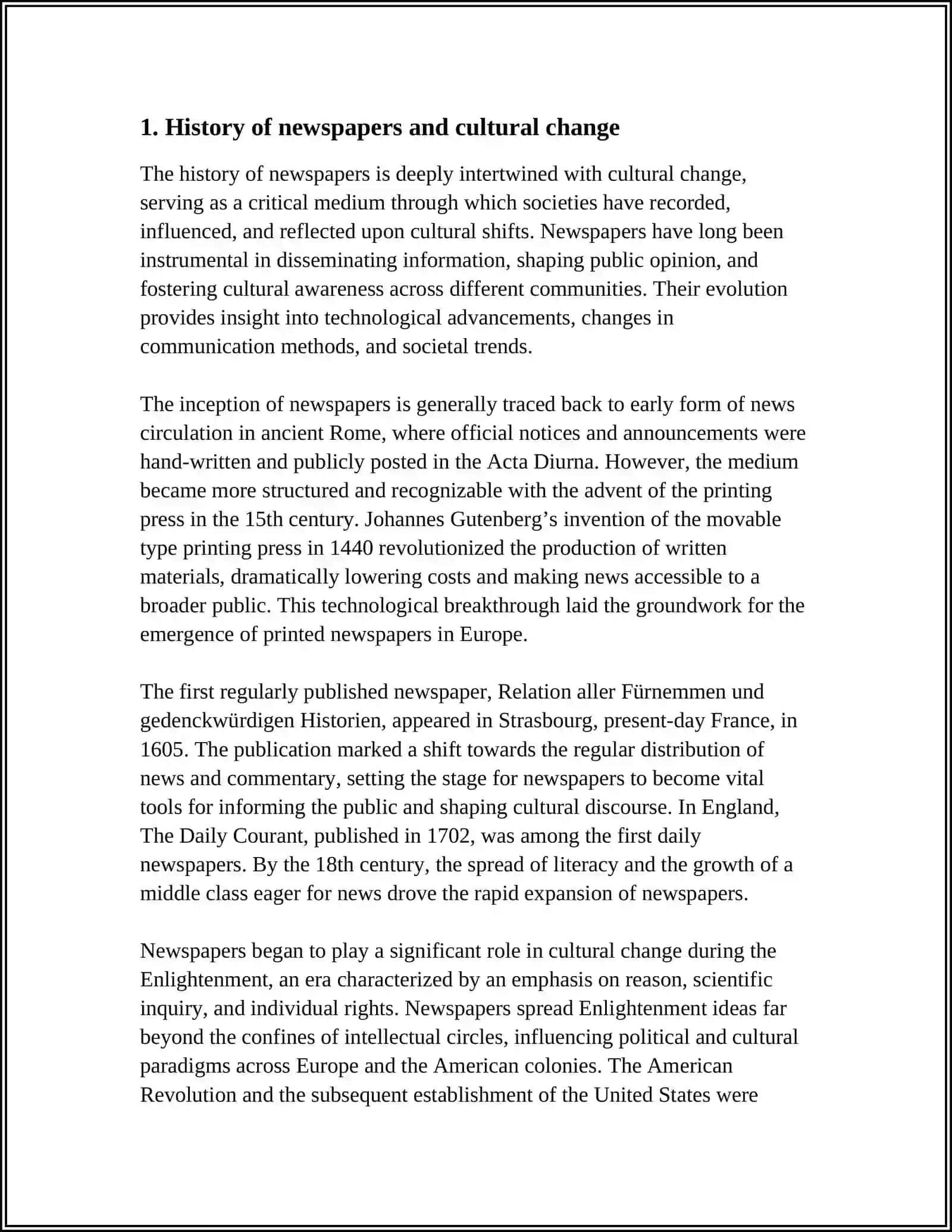 MATERIALS FOR TEACHING CULTURE: NEWSPAPER 3