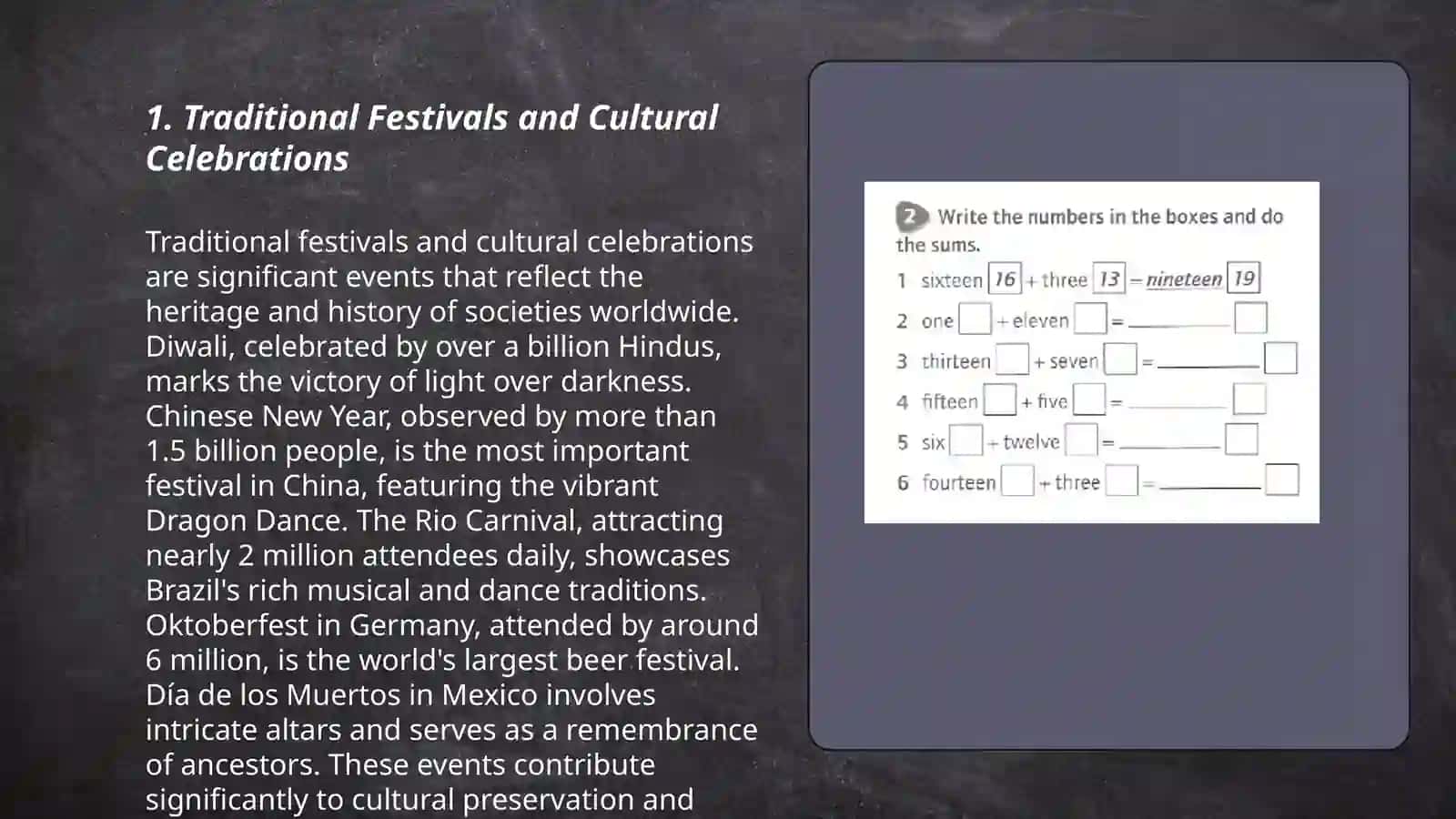 Traditions, bodylanguages, taboos in defferent cultures 3