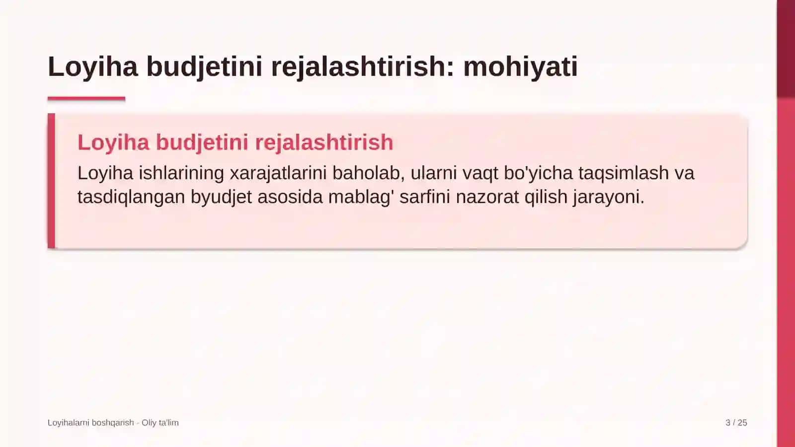 vagon depolarida loyiha budjetini rejalashtirish 4026 3