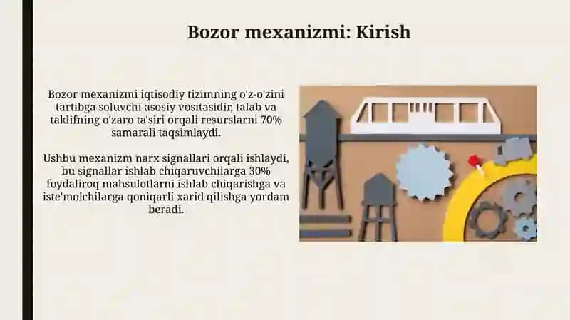 Bozor mexanizmi 3