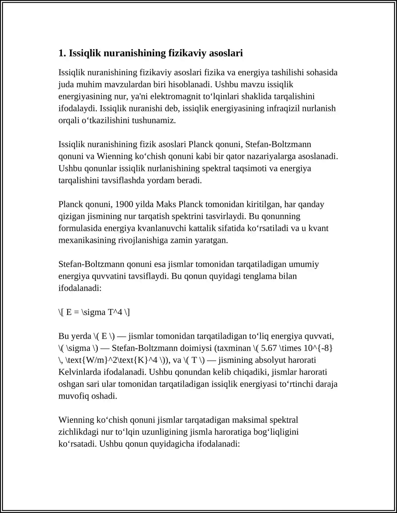 ISSIQLIK NURLANISH JARAYONI VA UNING AHAMIYATI 3