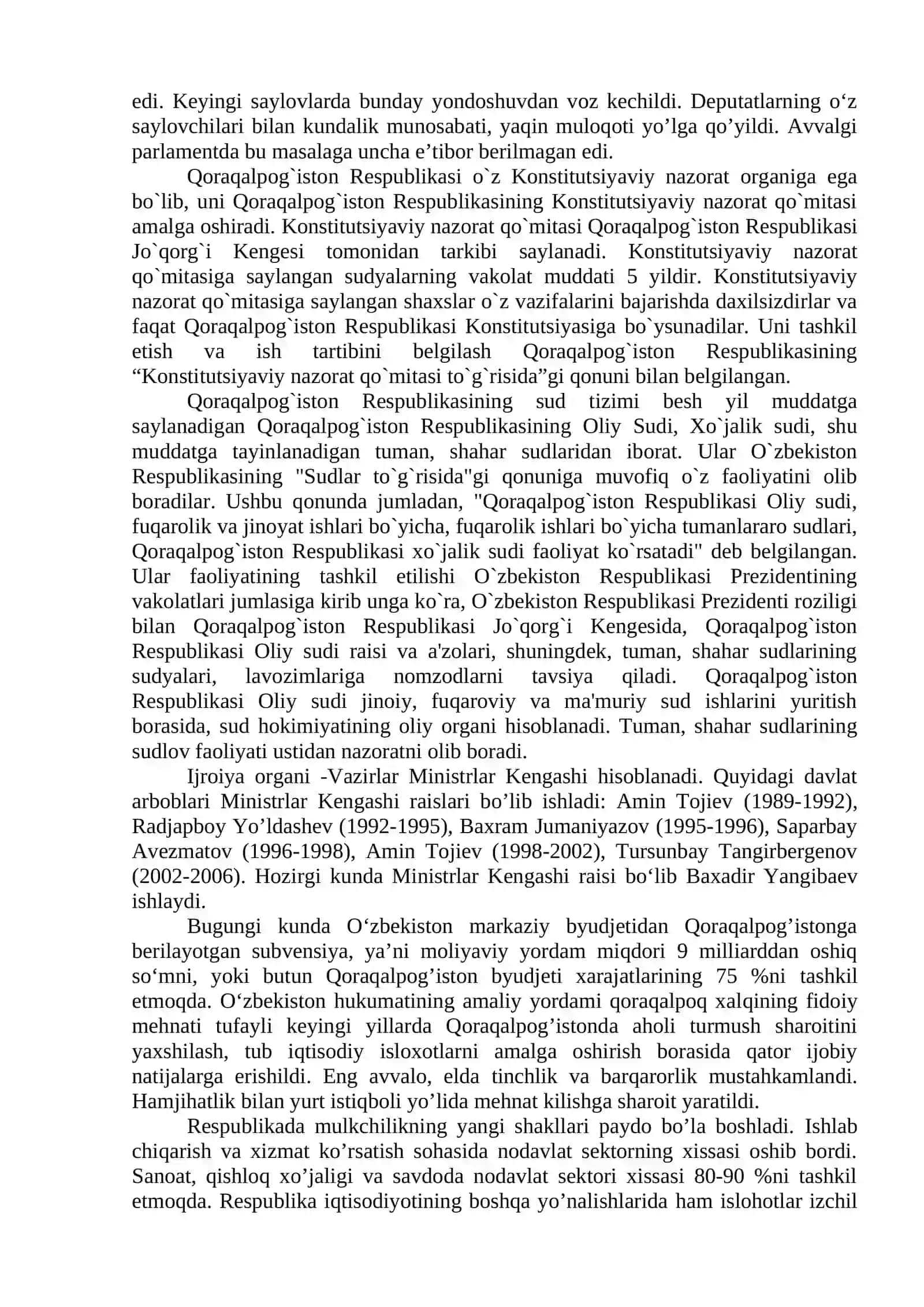MUSTAQILLIK YILLARIDA QORAQALPOG‘ISTON RESPUBLIKASI 3