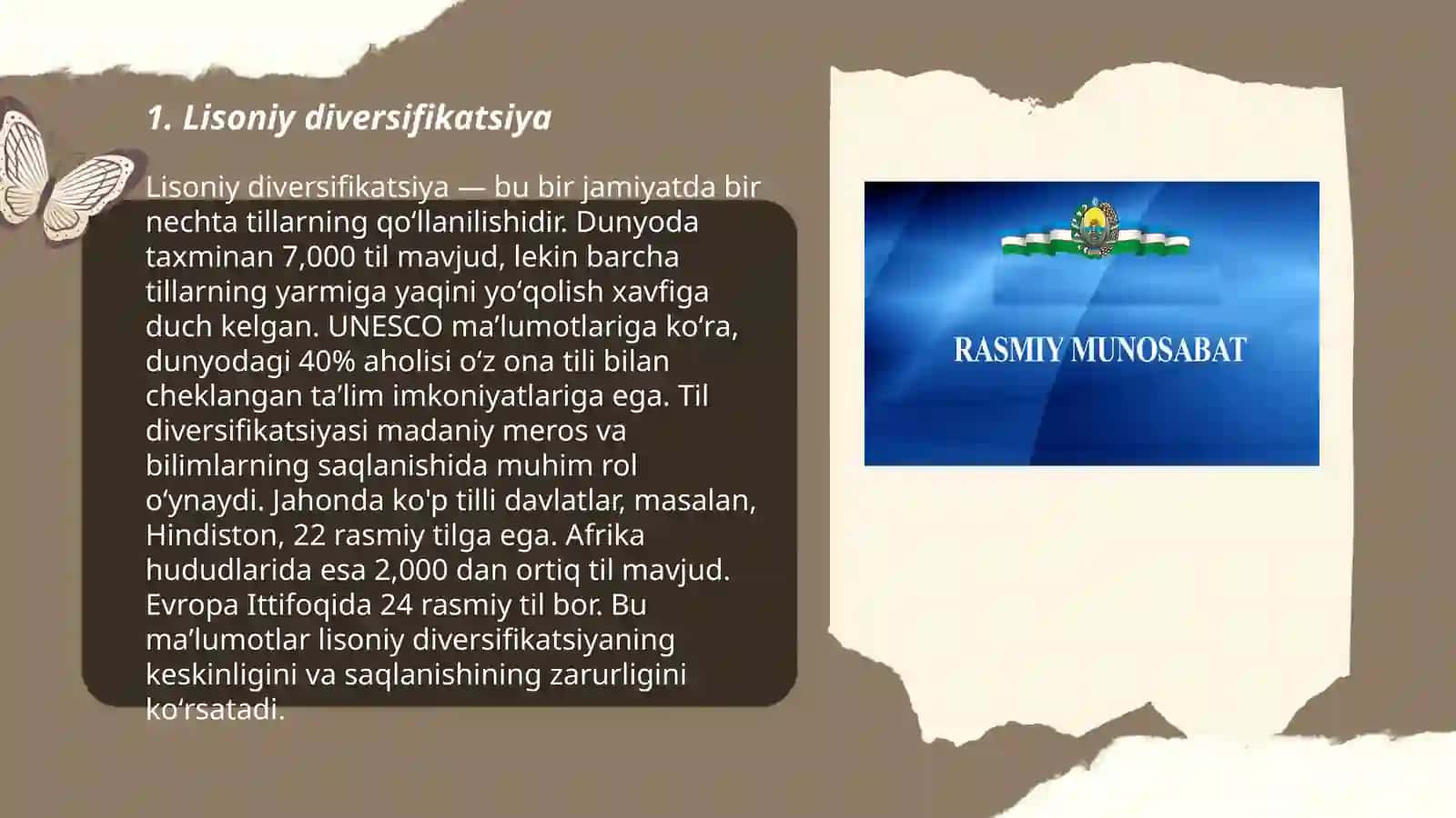 Lisoniy diversifikatsiya 3