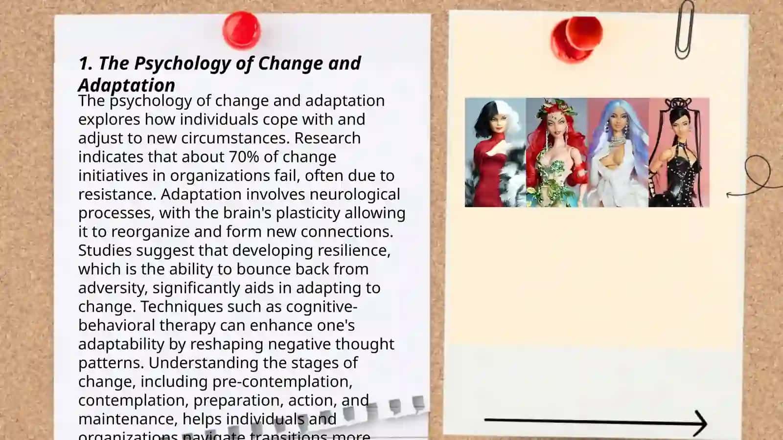 Embracing change:Transformation and adaptations 3