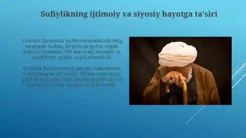 Tasavvuf ta'limotlarining Sharq madaniyatiga ta'siri 3