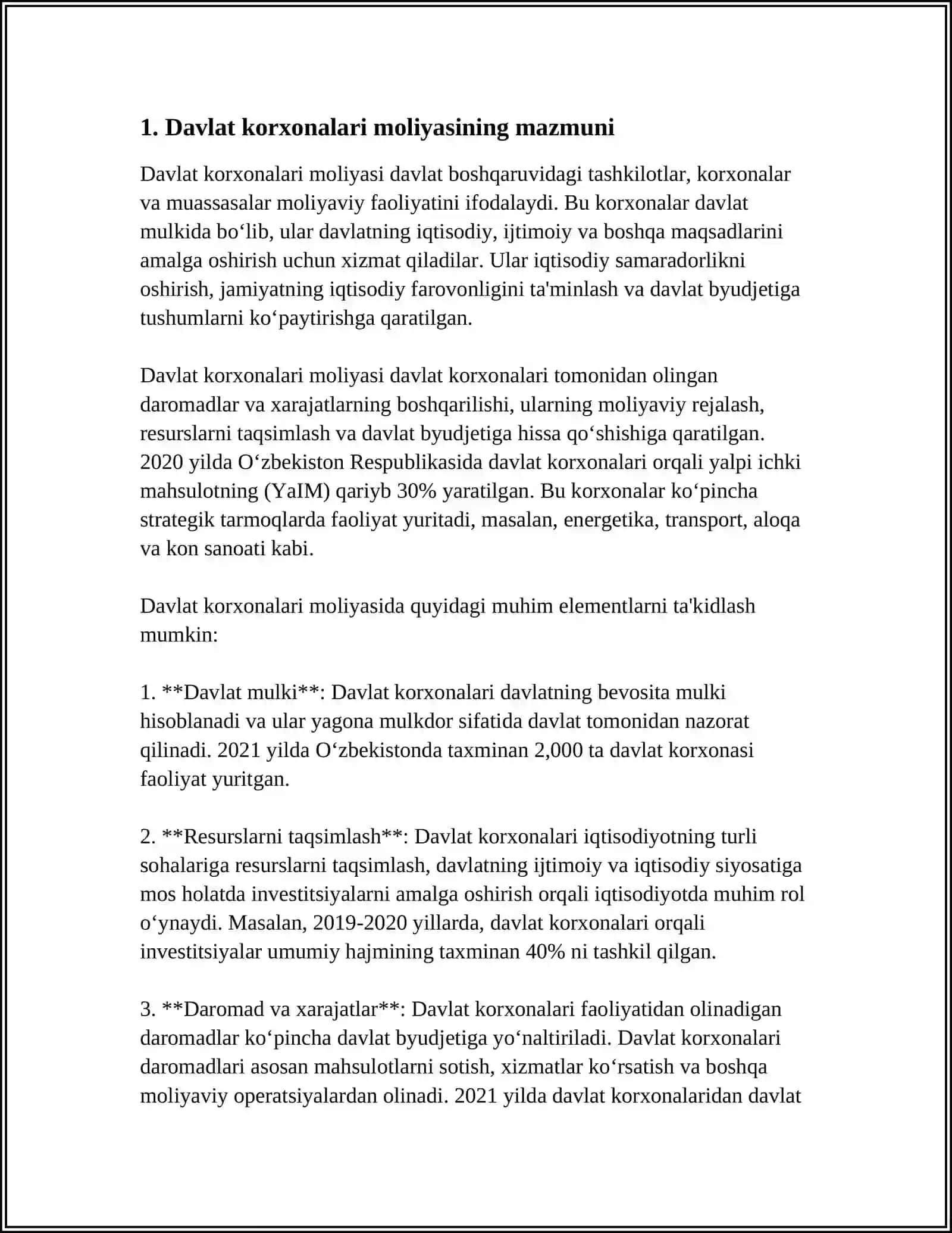 DAVLAT KORXONALARI MOLIYASI 3