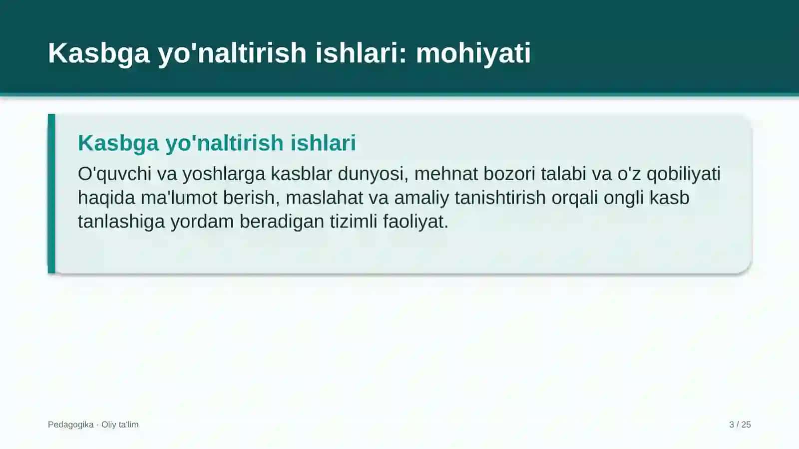 neft mahsulotlari savdosida kasbga yo'naltirish ishlari 7862 3