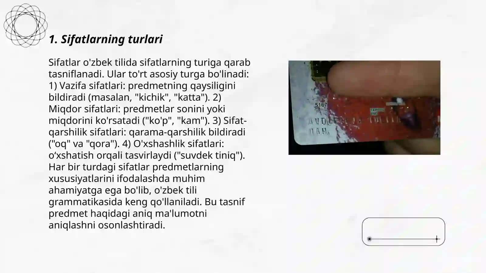 Sifatlarning turlari 3