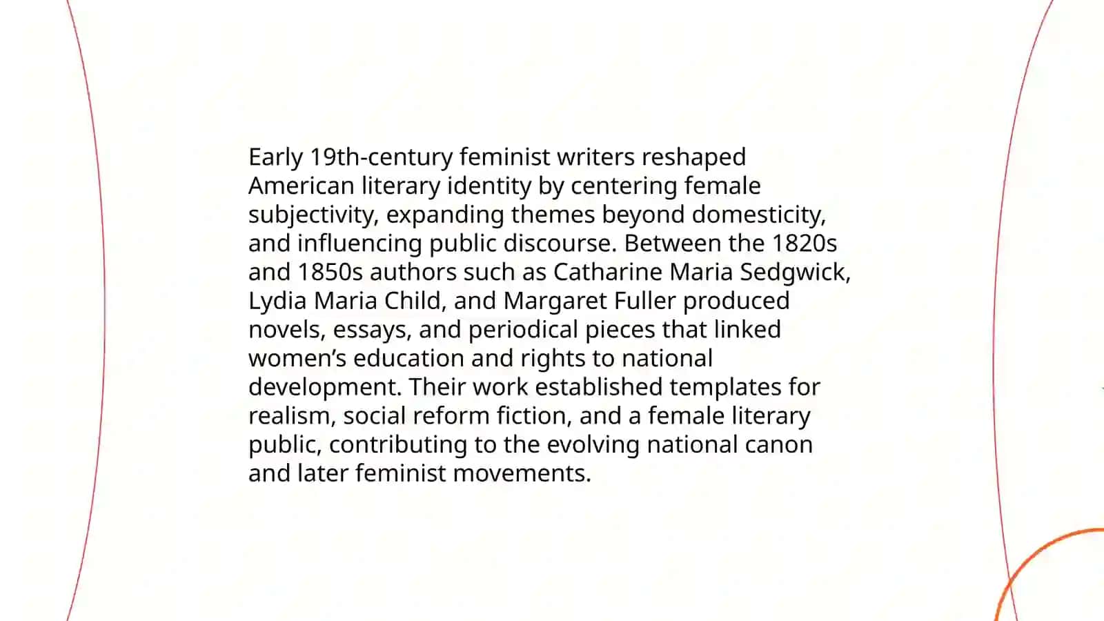 The role of feminist writers in American literature 3