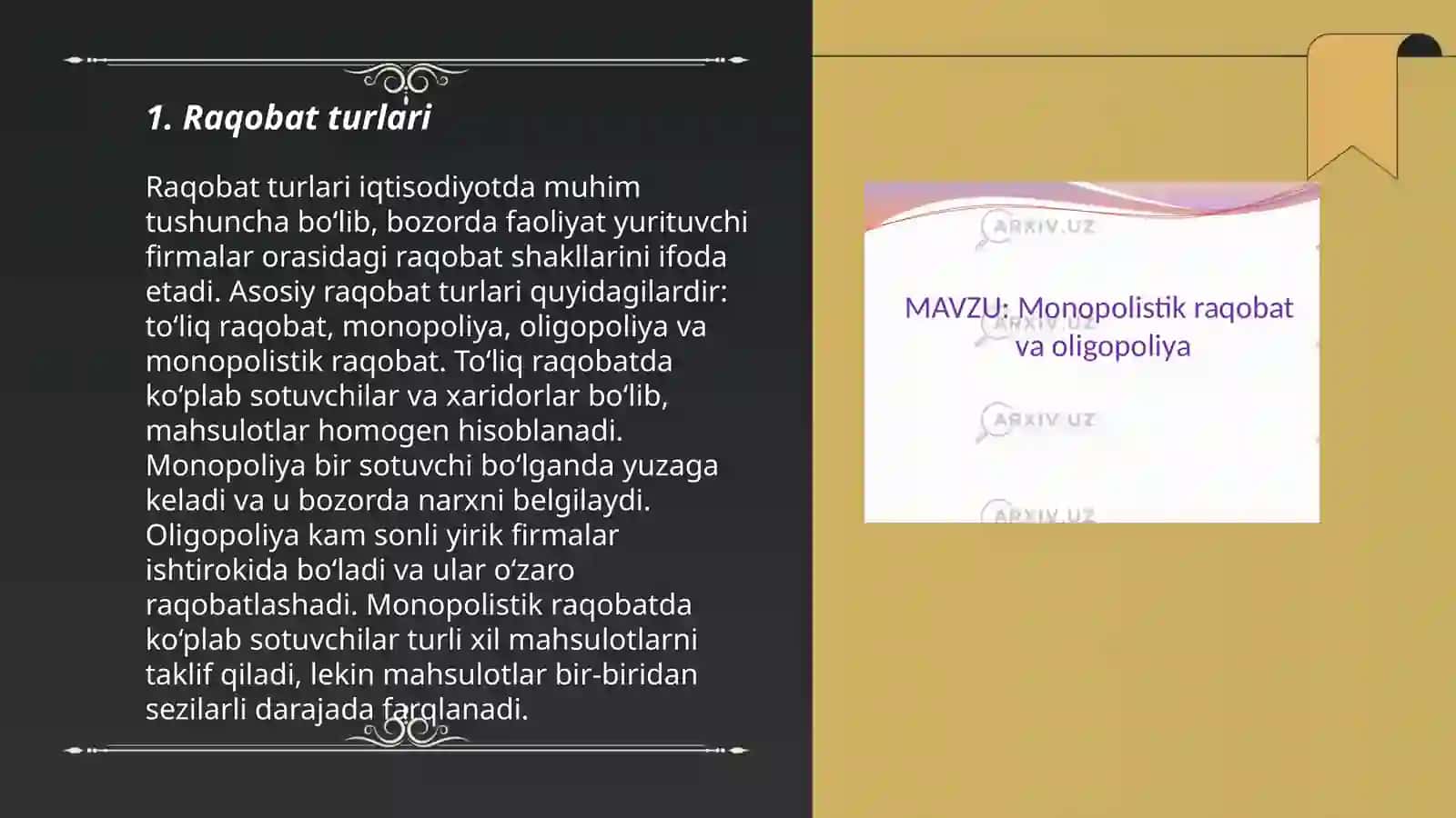 Raqobat va monopoliya 3