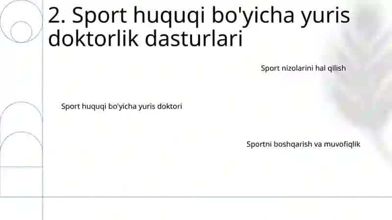 Sportda Huquqiy Talim 3