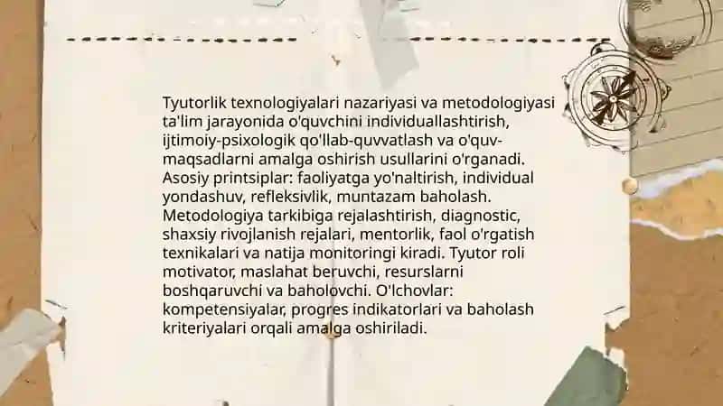 Tyutorlik texnologiyalari 3