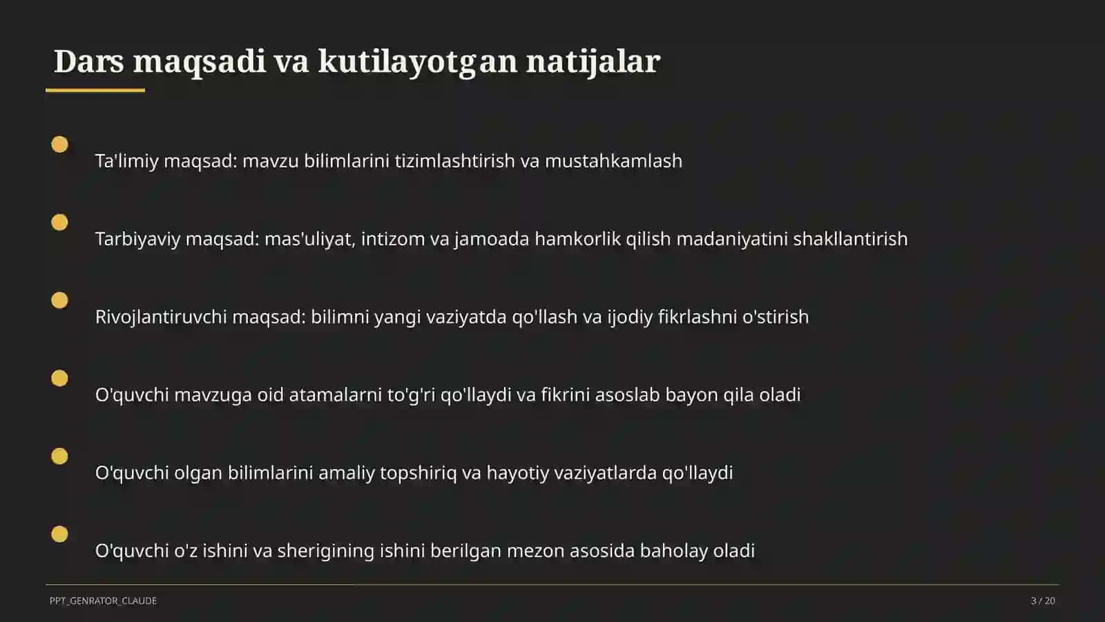 Sinf rahbarining yillik ish rejasi 3