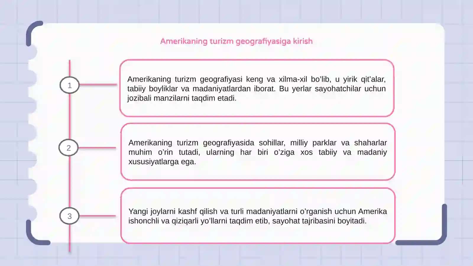 Amerikaning turizm geografiyasi 3