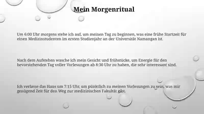 Mein arbeitstag 3