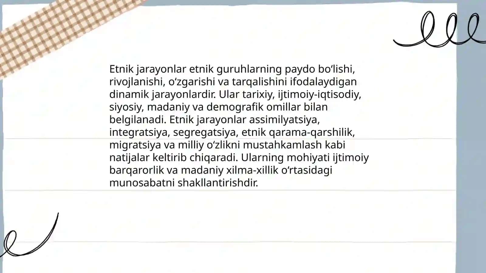 Etnik jarayonlar va ularning turlari 3