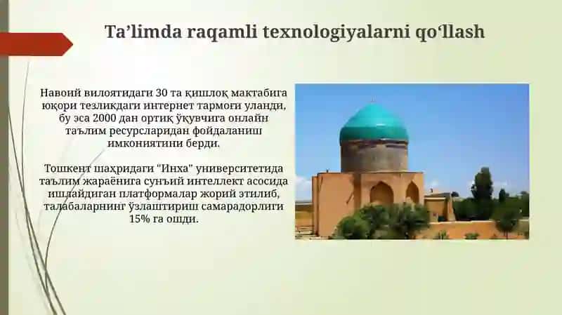 Zamonaviy Ta’lim Tizimining Islohotlari va Kelajak Rejalari 3