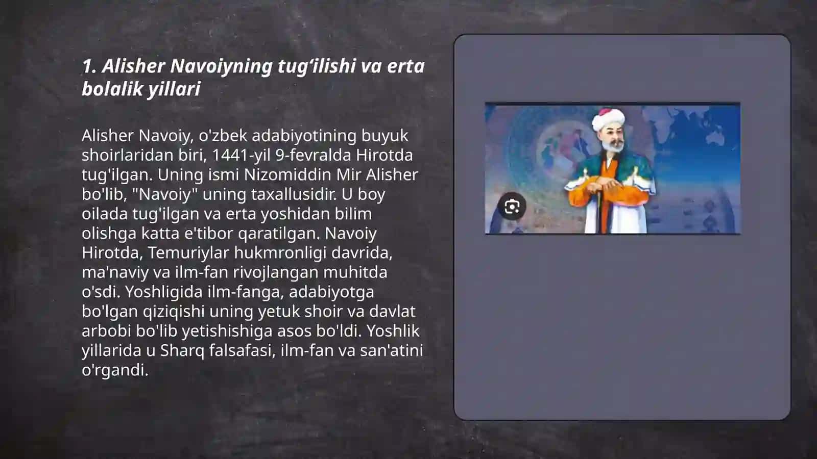 Alisher Navoyining hayoti va ijodi ilmiy meroslari va faolyati 3