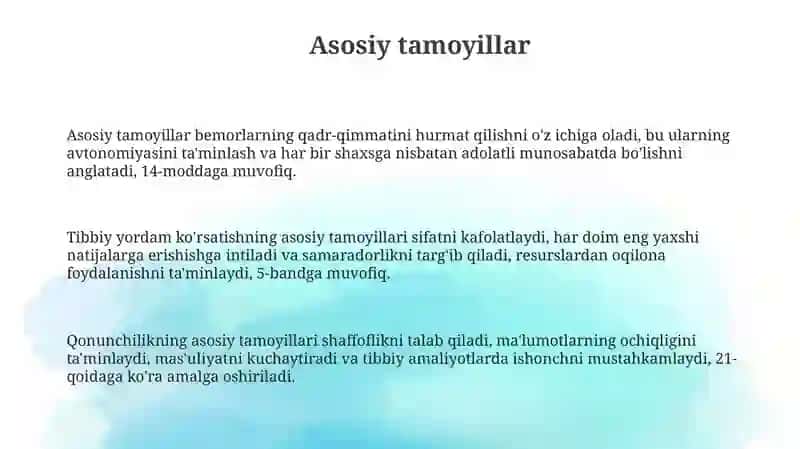 Tibbiyotgaoidqonunlar 3
