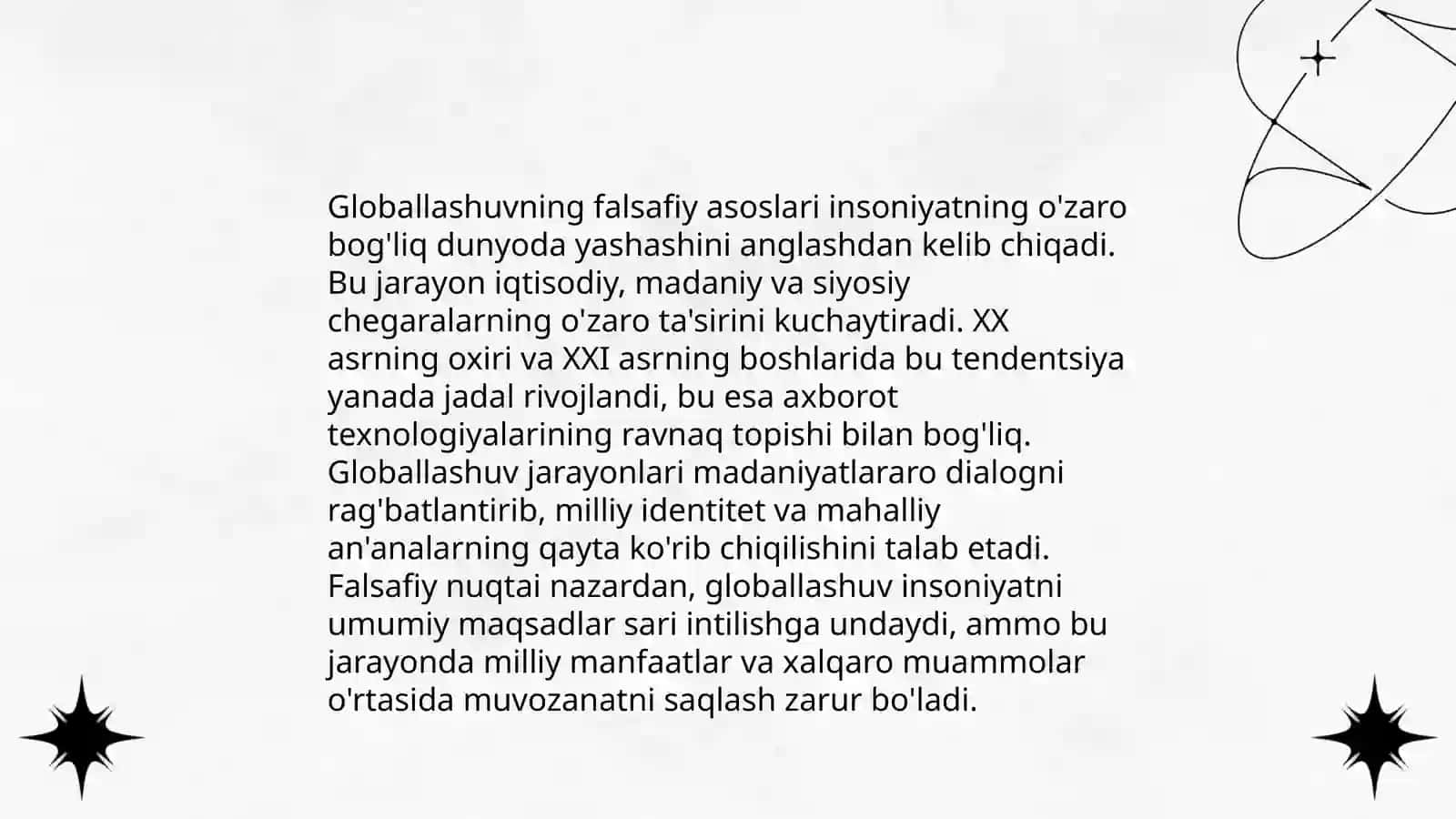 Globallashuvning falsafiy muammolari 3