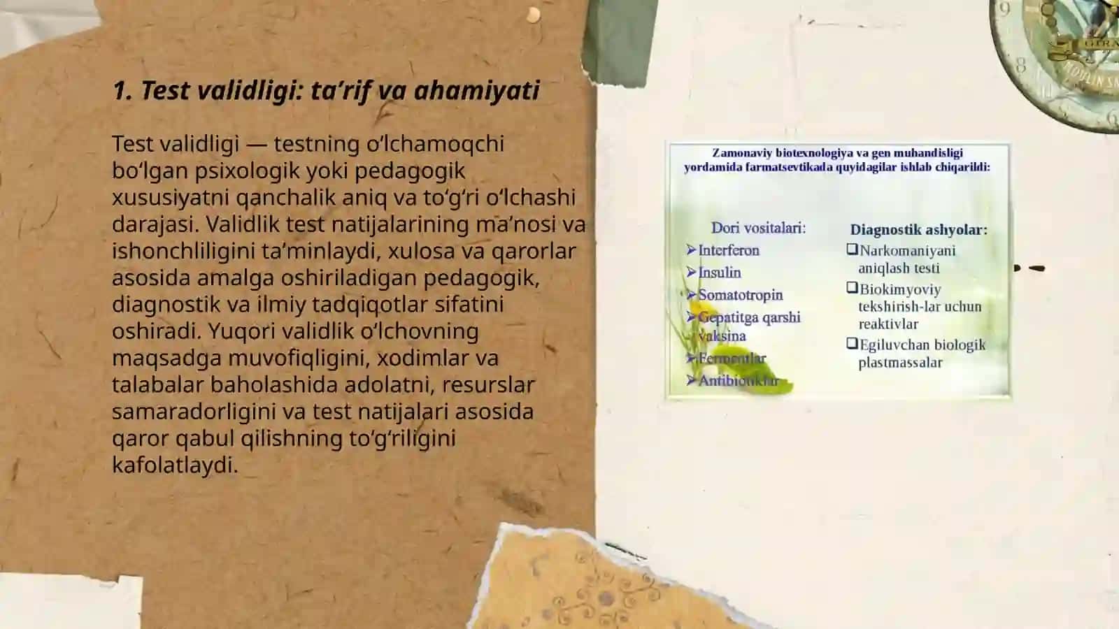 Test validligi: taʼrif va ahamiyati 3