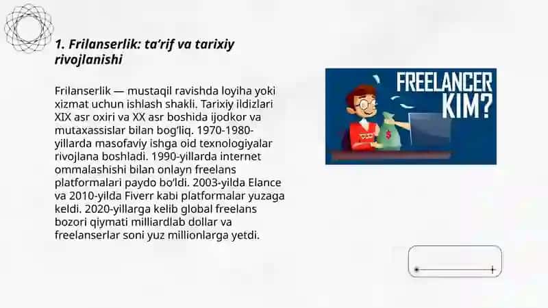 Frilanserlik haqida to'liq ma'lumot 3