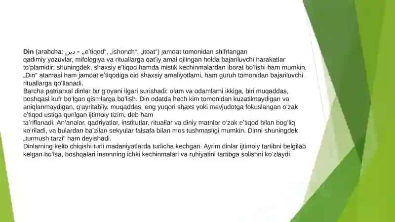 Din va hurfikrlilik 3