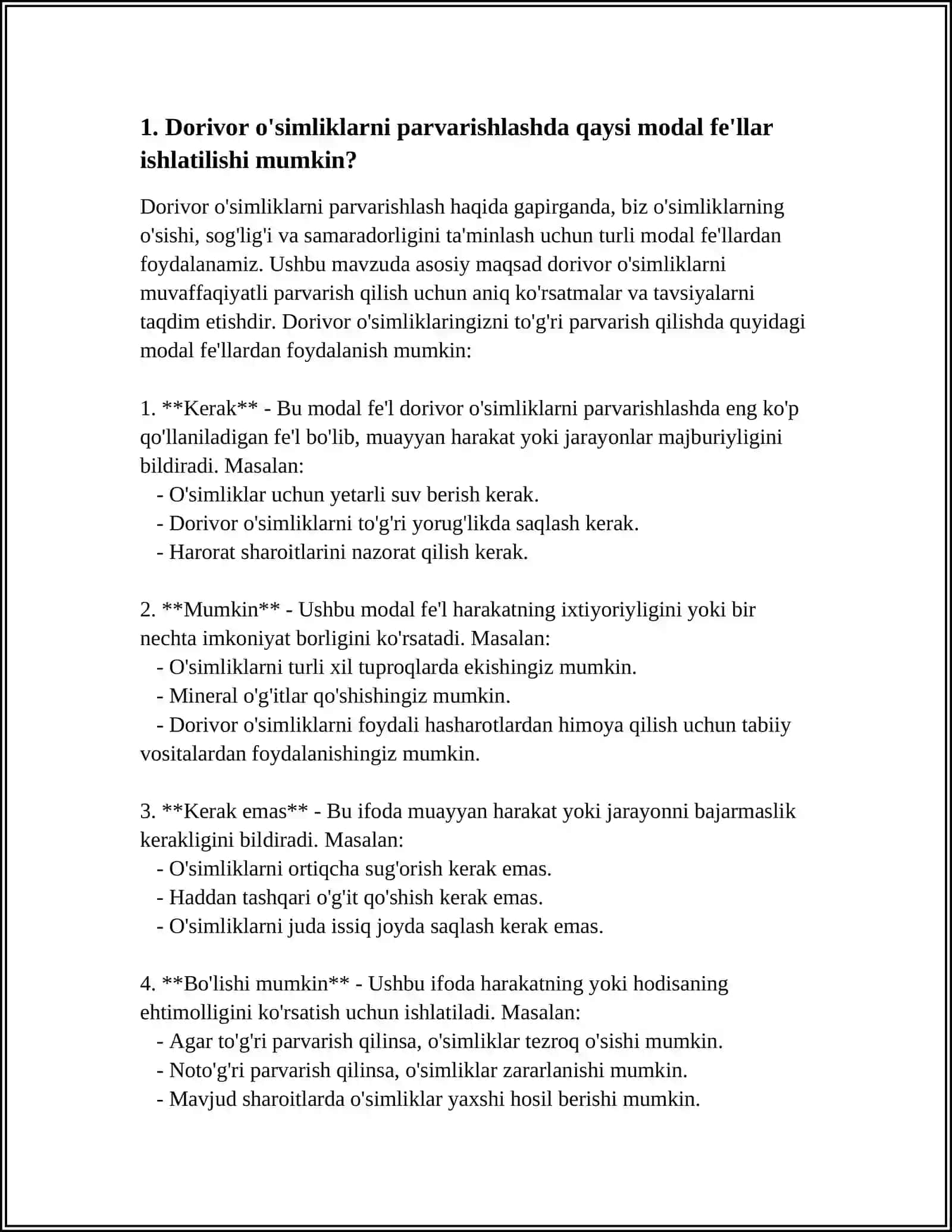 GROWING MEDICINAL PLANTS(MODAL VERBS) 3