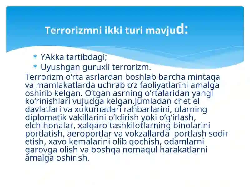 Terrorizm va uning oqibatlari 3