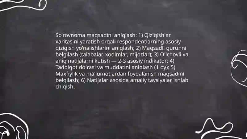Qiziqishlar xaritasi 3