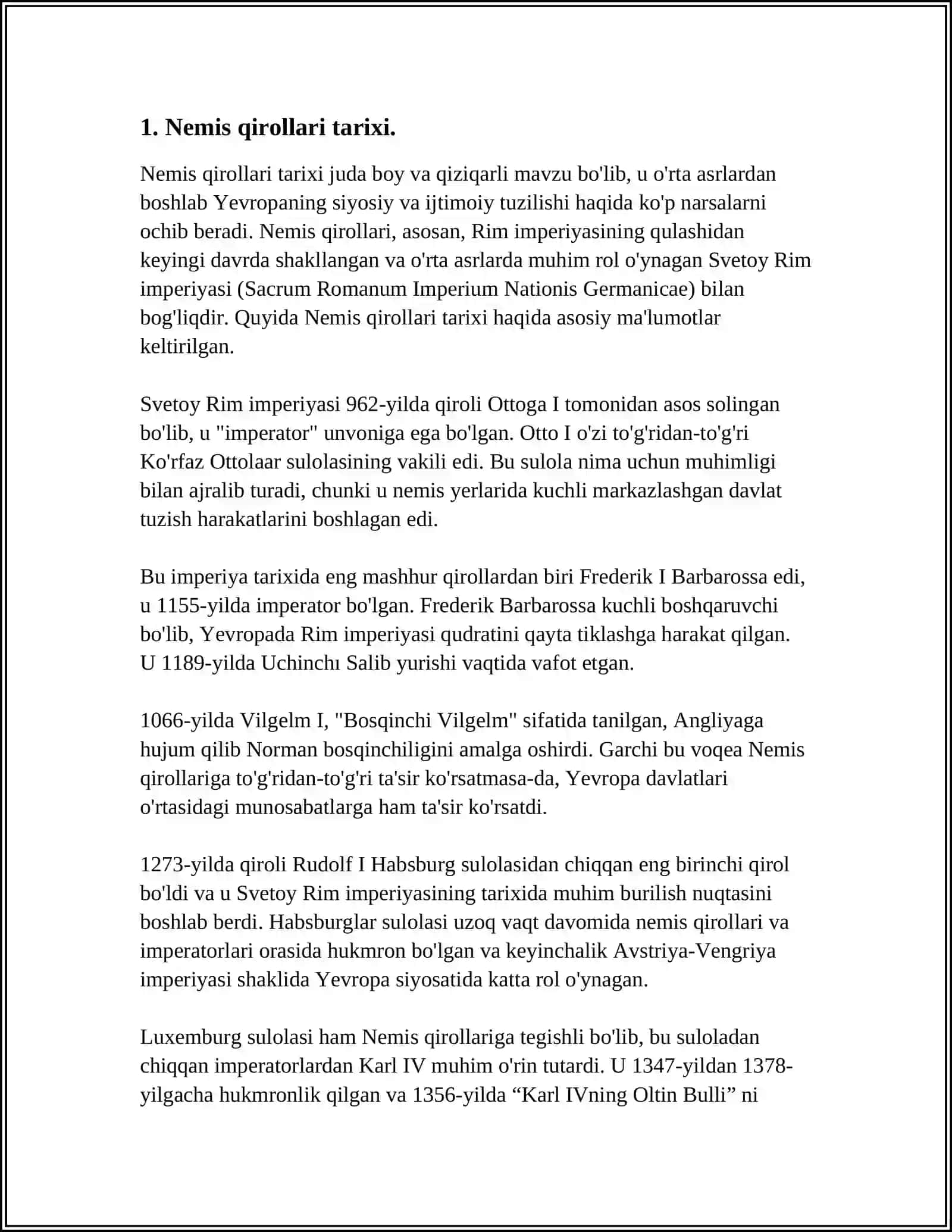 GERMAN QIROLLIGI BIBLIOGRAFIYA TUZISH 3