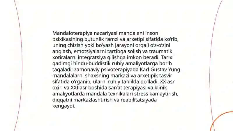 Mandaloterapiya-mandaladan foydalangan holda davolash 3