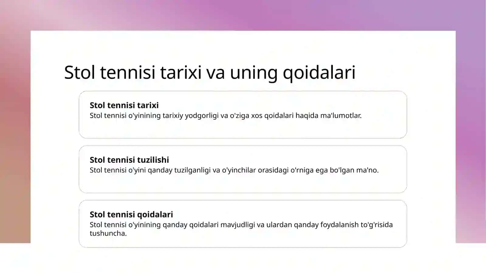Stol tennisi 3