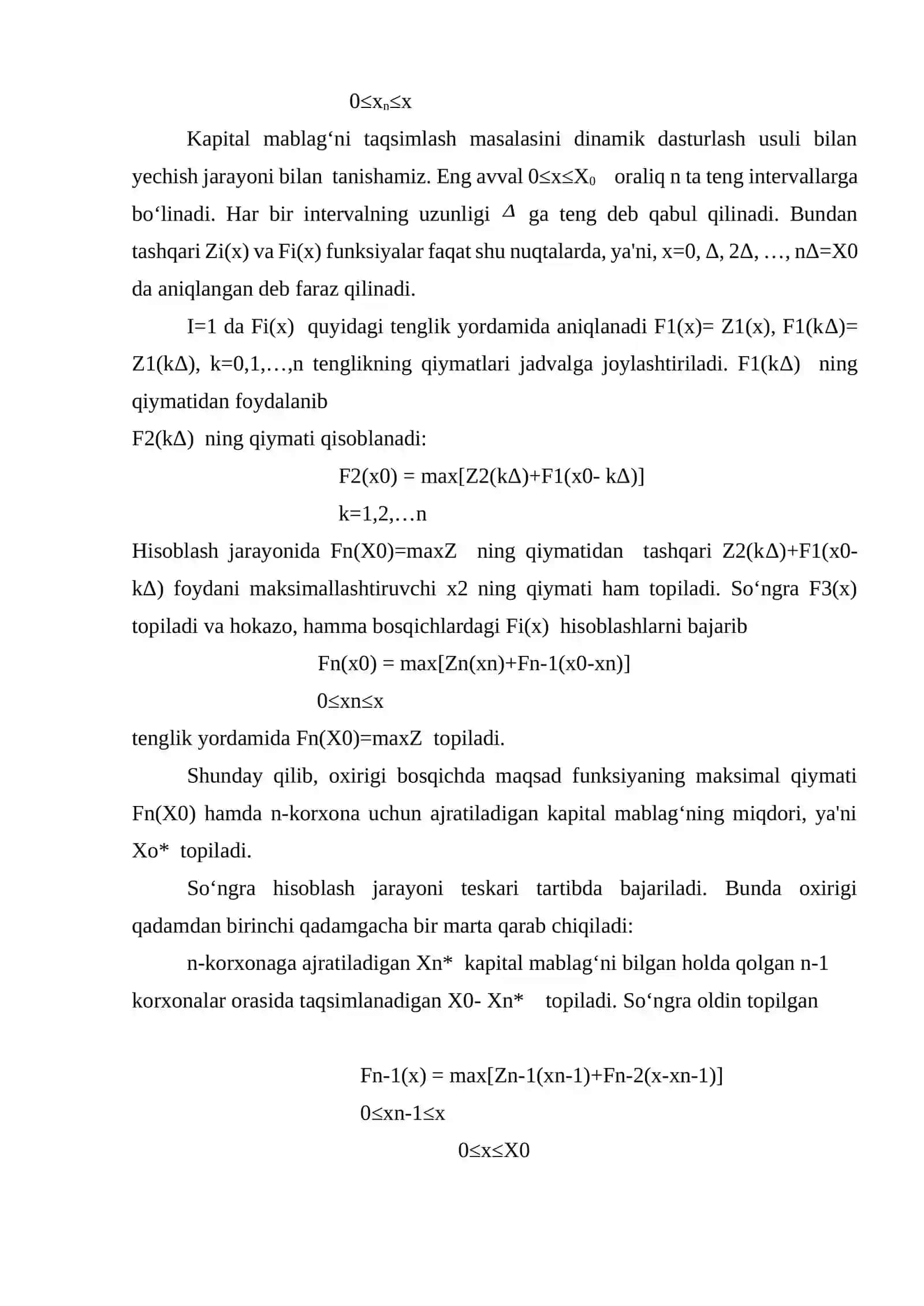 Dinamik dasturlashning amaliy masalalari 3