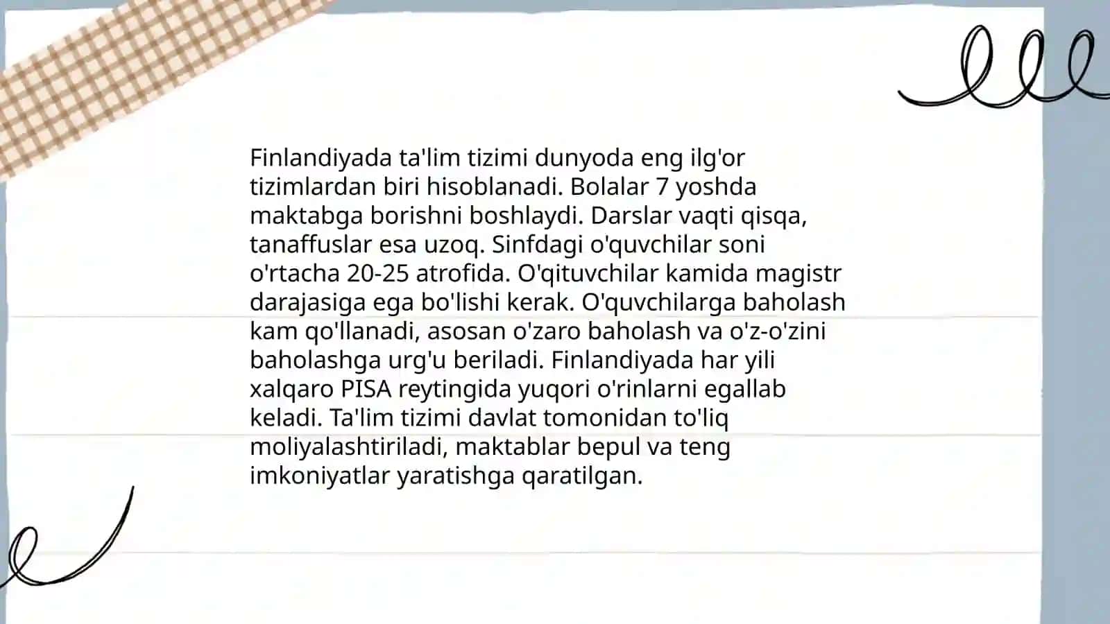 Finlandiyada ta'lim tizimi 3
