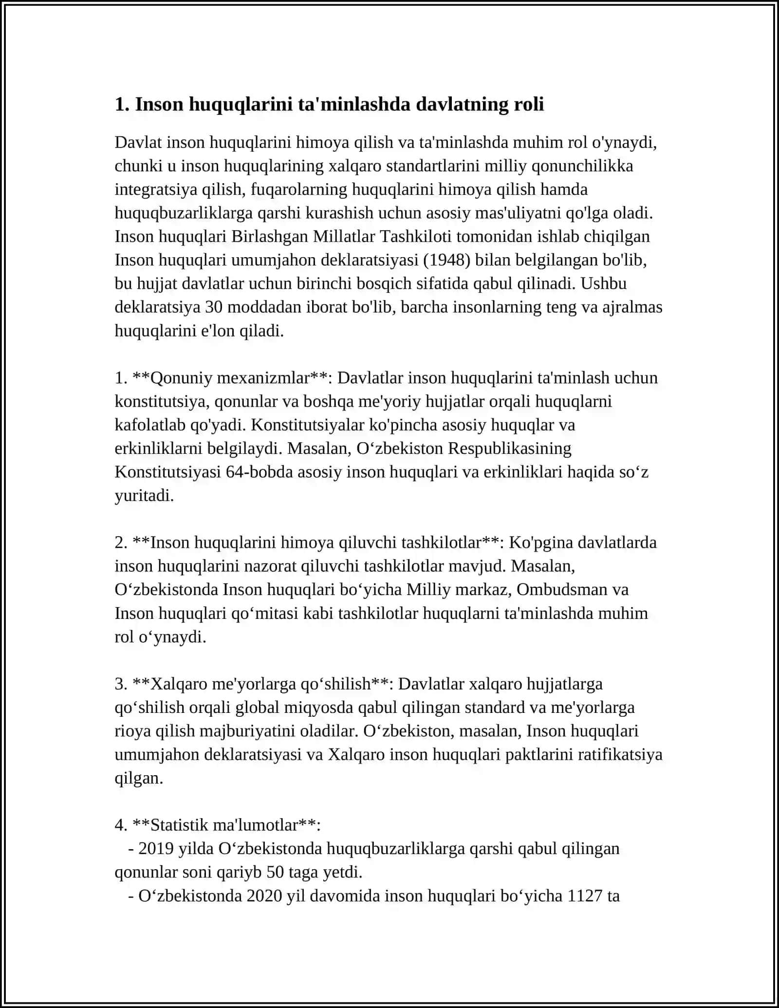 INSON HUQUQLARINI HIMOYA QILISH 3
