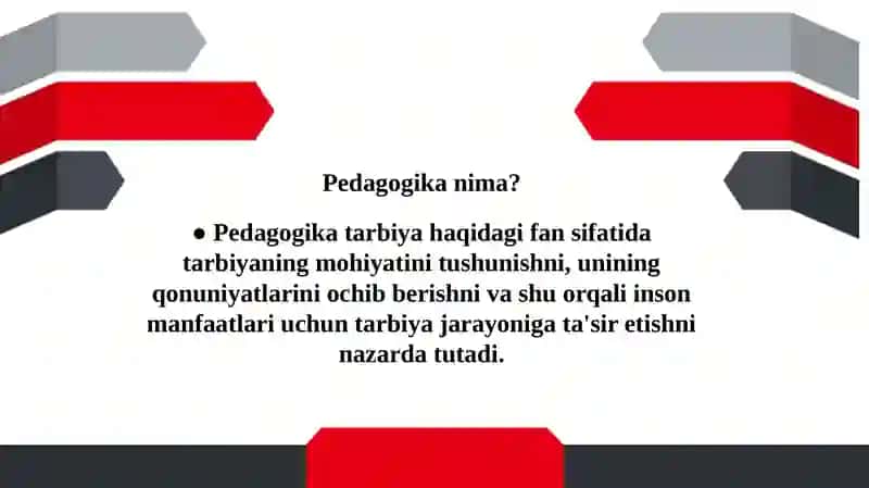 Pedagogika tarixi fan sifatida. Ibtidoiy jamoada tarbiya 3